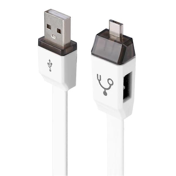 3 i 1 Micro USB Host Power Splitter Synkroniserings Opladnings Datakabel OTG Stik til PC Smartphone