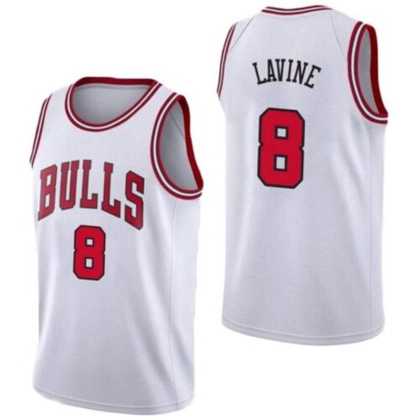 Menn Kvinner Basketball jersey LAVINE 8# ANTHONY 00# LILLARD 0# voksen Kortermet Sport Løpe T-skjorter Unisex white#8 XL