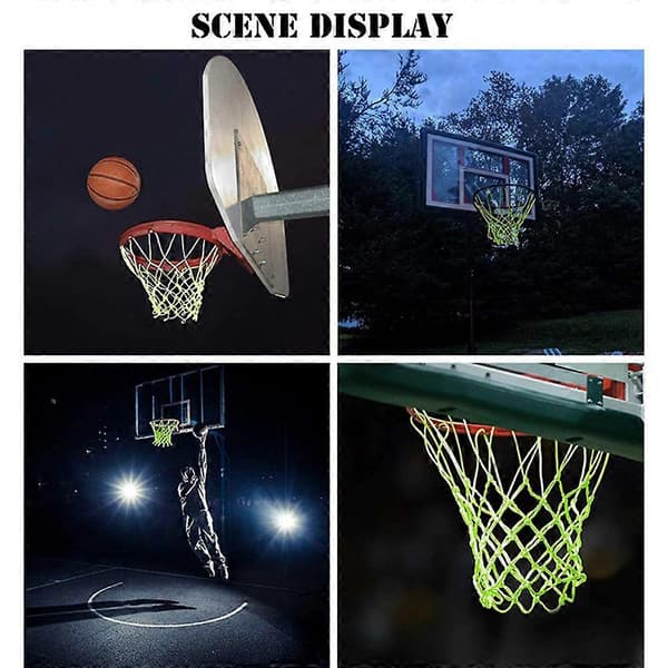 Selvlysende basketnet (45 cm), basketball