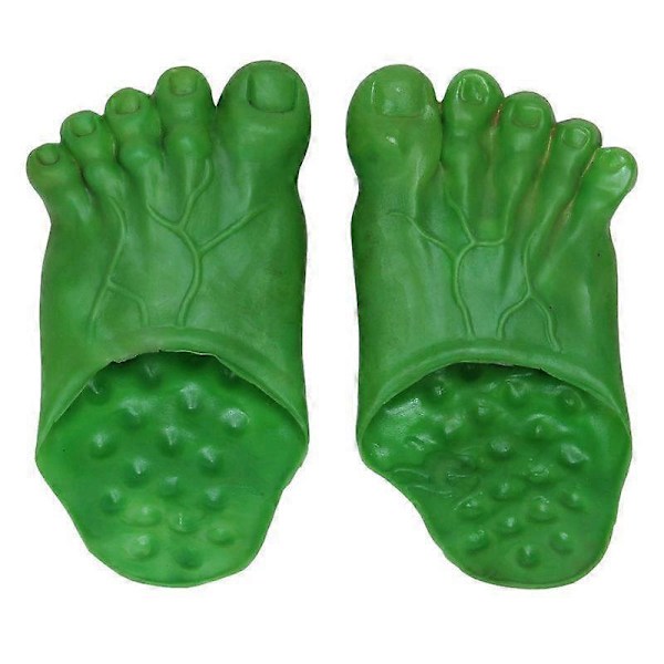 2 par Roliga Tåtofflor Trick Simulering Stora Fötter Skor Barfota Barfota Fe Spoof Hulk Femfingrade Skor