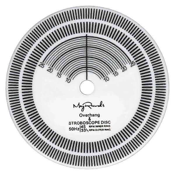 LP Pladespiller Strobe Disc Kalibrering Tachometer Pladespiller