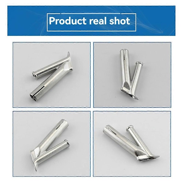 4-pack 8mm Runda & Triangulära Snabb-Svetsmunstycken, Fästmunstycke för Heta Luft Svetsbrännare, Svetsning av Plaststavar