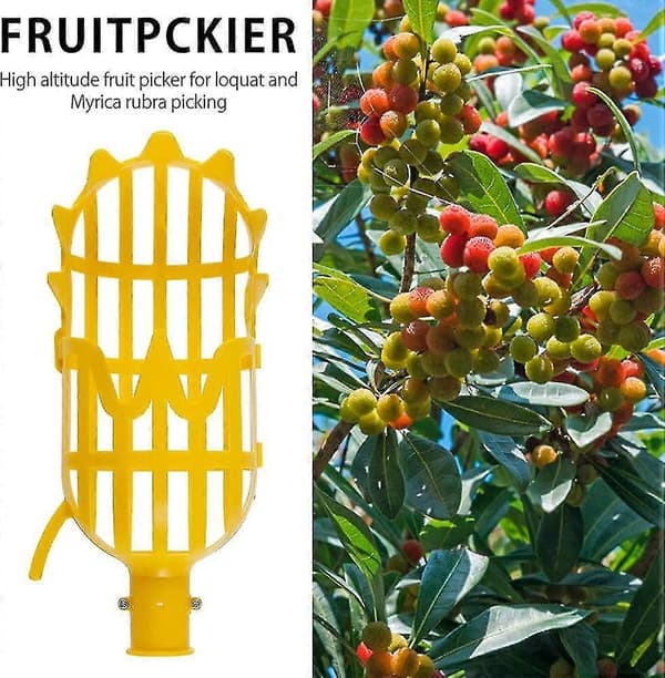 Fruktplukker i plast, epleplukker, høstehjelper, fruktplukker