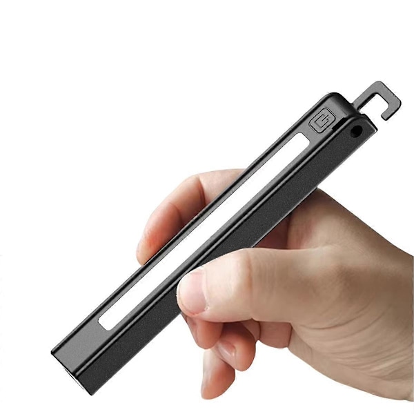 Genopladelig LED+COB Alsidig Penlygte, USB Penlygte med 6 Tilstande