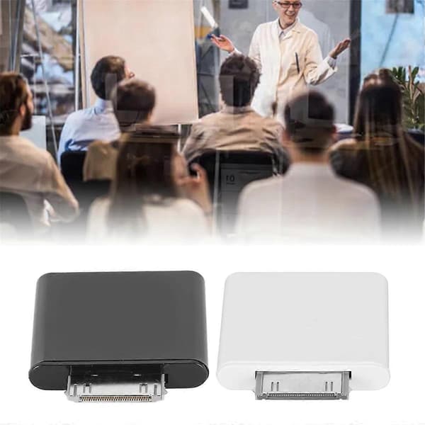 30 Pin Bluetooth Adapter Plug and Play Drive hvid
