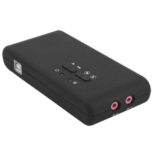 7.1 Ljudkort USB 2.0 Ljudkort Cmi6206 Chipset USB USB O Enhetsklass Spec1.0 och USB HID Klass Spec 8-kanals DAC