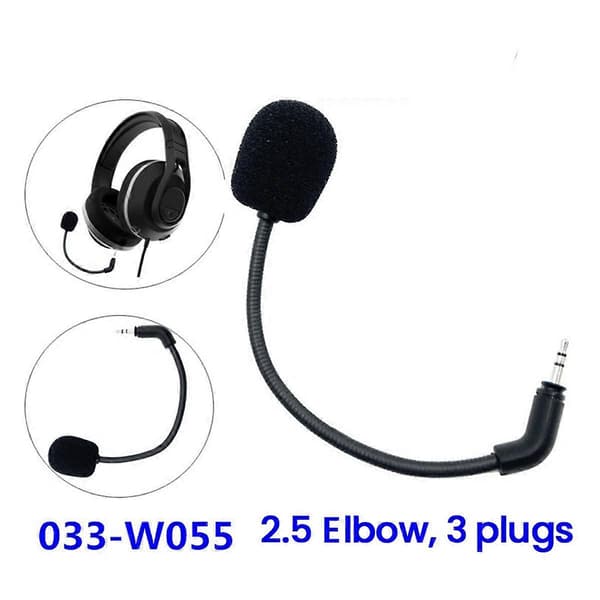 Erstatnings 2,5 mm mikrofon for Recon 500 spillheadset