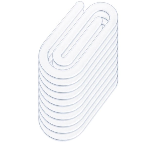 30 stk. Sublimations Blank Akryl Kontor Dekorativ Jumbo Papirclips