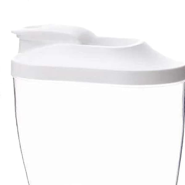 Stor Korn Tørfoder Opbevaringsbeholder Plastbeholder Låg Velegnet til Korn, Mel, Sukker, Kaffe, Ris, Nødder, Snacks, Kæledyr