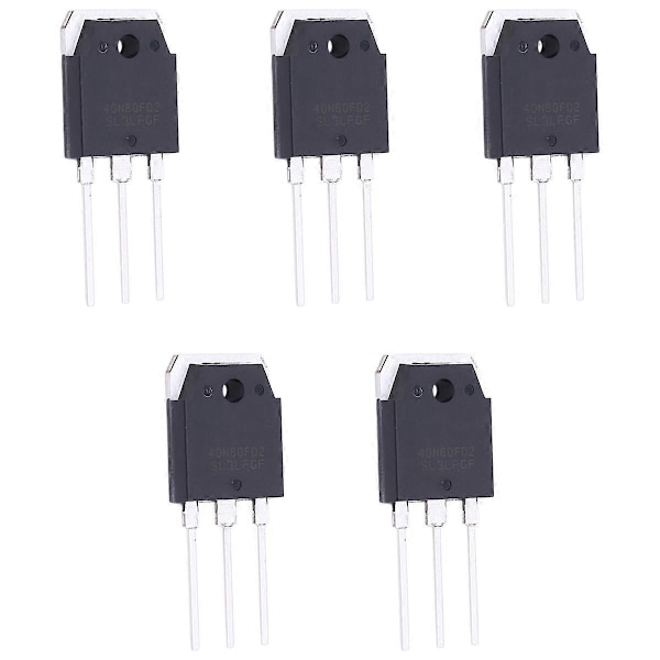 5 stk. 40N60FD2 SGT40N60FD2 SGT40N60FD2PN 40A 600V  istor TO-3P - Høy effektivitet og rask kobling