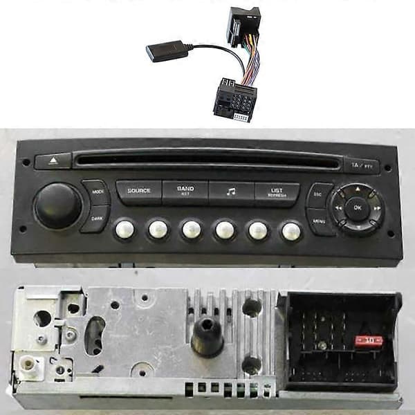 Bil Stereo Bluetooth 5.0 Mottaker Aux Adapter for C2 C5 RD45 RD4 Radio Modul Bluetooth Aux Kabel