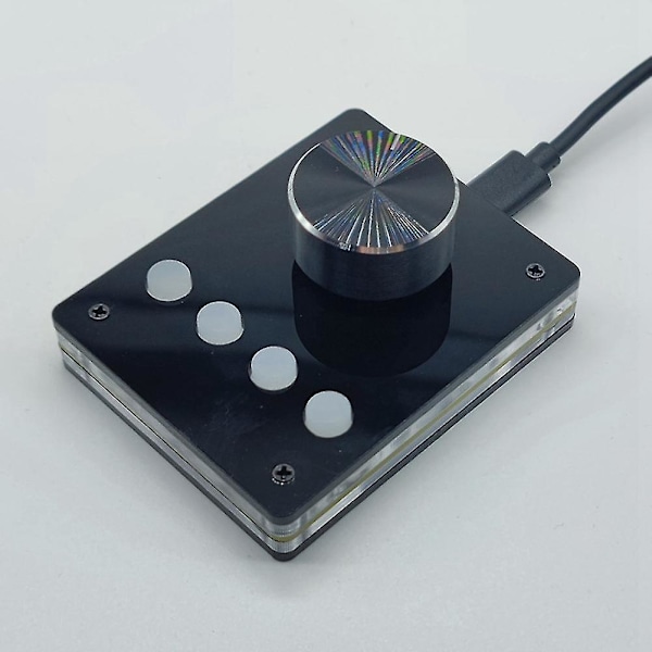 Multimedia Programmerbart Tastatur USB-knapp Egendefinert Tastatur Mini Makro Tastatur Volumkontroller (sma