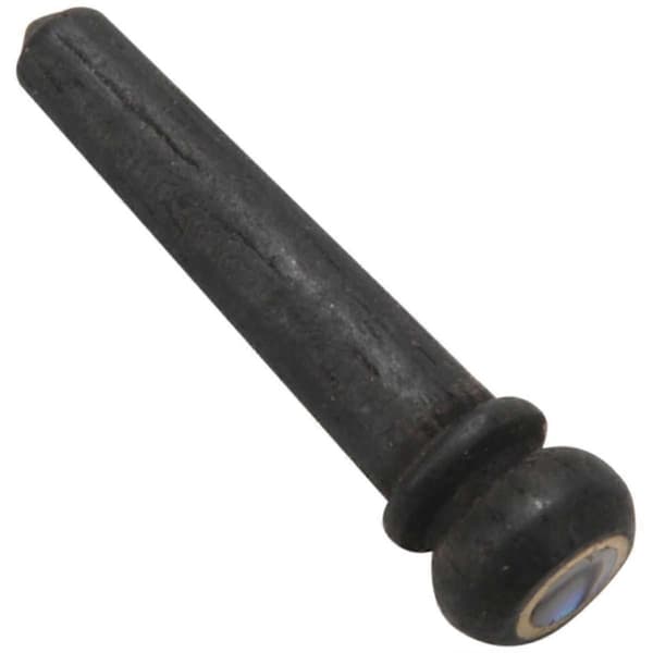 36 st Svarta Ebenholts Gitarrstall Benstift Set med Grön Abalone Prick för Akustisk Gitarr Tillbehör