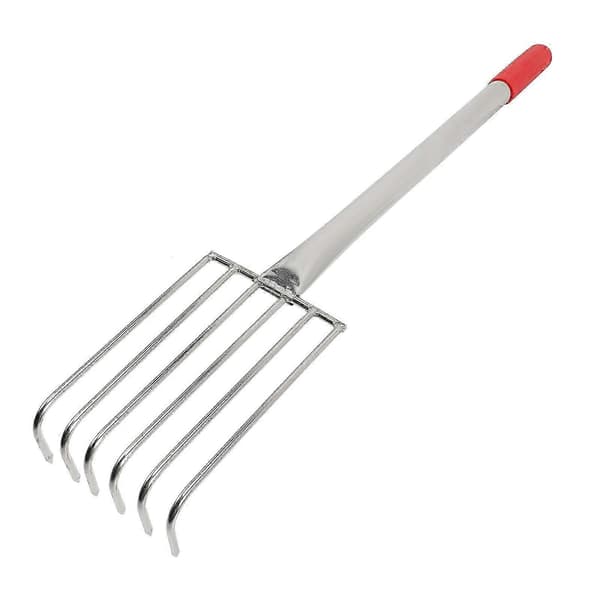 Rive i rustfrit stål, bladrive, blade, rive, have, græsplæne, gårdsrive, strandgraverive