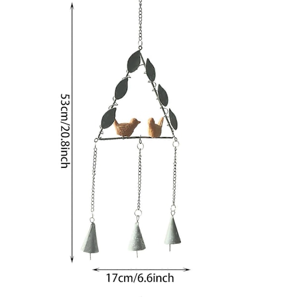 Julepynt 1 stk. Metal Vindspil Ornamenter Hjem Vindue Vægdekoration Håndværk No1416