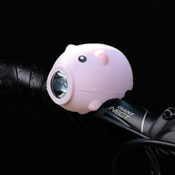 Cykellampor och baklampor med hornfunktion, USB-uppladdningsbara