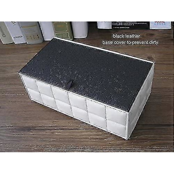 Rektangulær Læder Tissue Box (shikai)