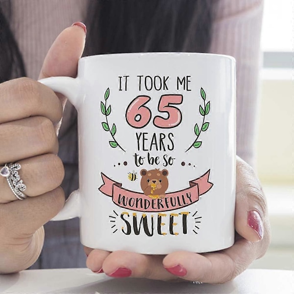 65-årsdag Krus Søt Person Morsom Gave/Present Te/Kaffe Keramisk Kopp 330ml