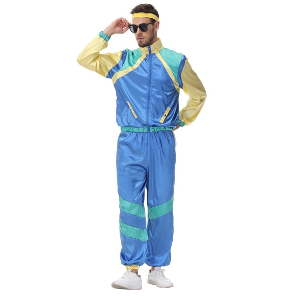 Sportsklær for kvinner Joggedress Fancy Dress Hip-hop Rock Musikk Opera Kostymer Halloween temafest Karneval Cosplay Street Costumes Male XL