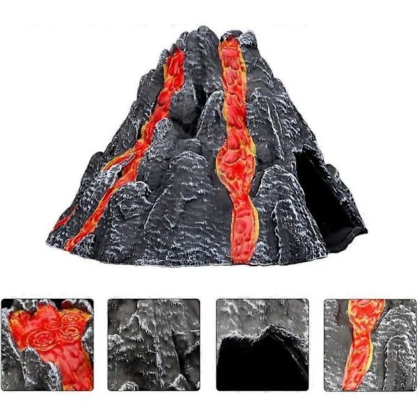 Tulivuorimalli Dinosauruslelut Tulivuori Dinosaurusleikkisetti Purkautuva Tulivuorimalli Esikoulu STEM-lelu Taaperoille Lapsille Pojille Tytöille