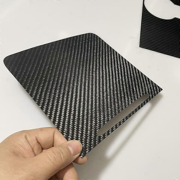 Designet til Model 3 y Side Edge Kulfiber Cover Auto Nem Installation