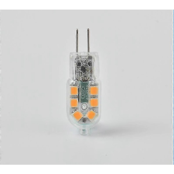 G4 Pære, 2w G4 Led Pære 240lm, Svarer Til 20w G4 Halogenpære, Varm Hvid 3000k, Ac/dc 12v, Flimmerfri, Ikke Dæmpbar, 10 Stk