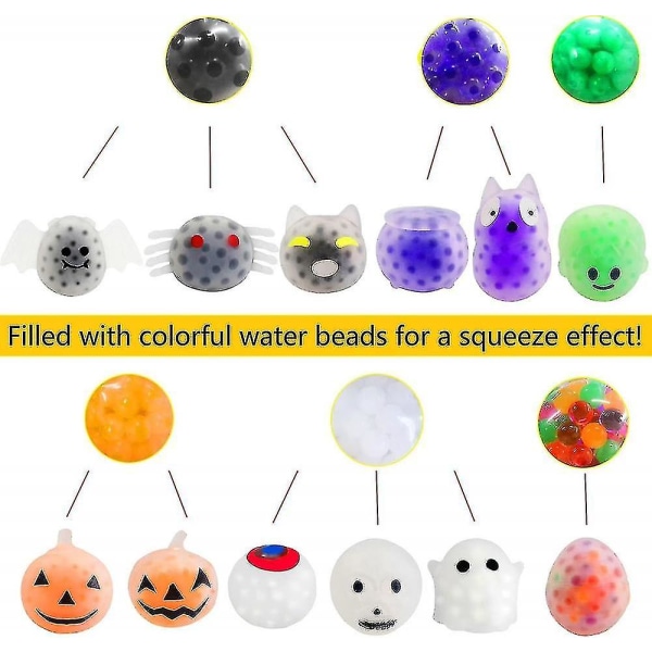 36-Pack Christmas Mini Sensory Stress Ball Pack Squeeze Toys