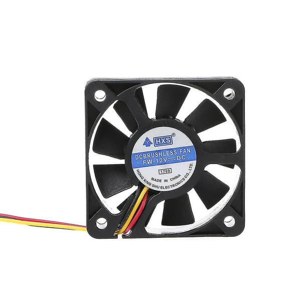 5010 Køleblæser til DC 12V 3-polet 50mm Lydløs CPU-blæser til DC Børsteløs med 22cm