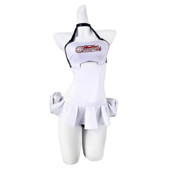 Ny trend Vorallme Hatsune Miku Cosplay Costume Racing Lady Hatsune Miku Costume M