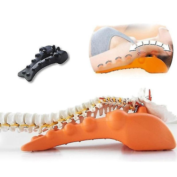 Tflycqcorrect kohdunkaulan nikama Lanne Traction Straight Spine Relax Selkähieronta orange