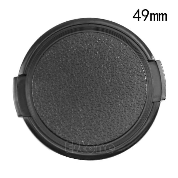 49mm 49mm Snap-on Frontobjektivdeksel for Nikon Pentax Sony SLR DSLR kamera DC