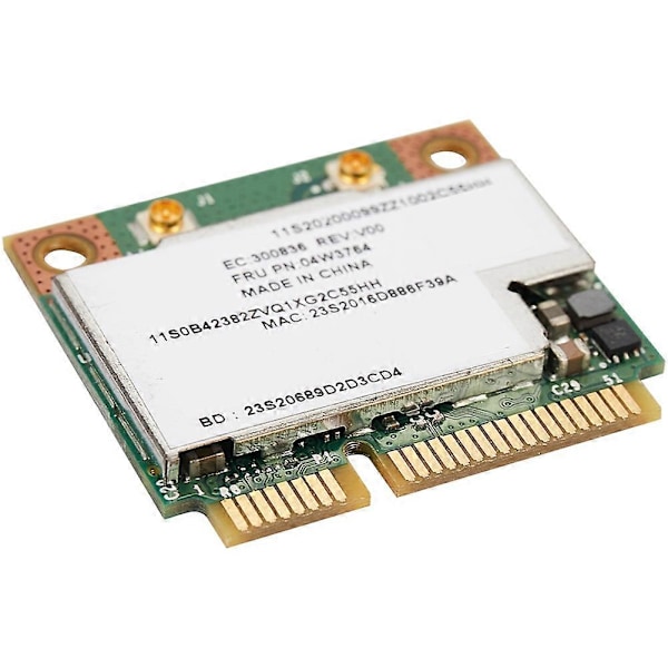 2X BCM943228HMB 04W3764 WIFI Trådløs Bluetooth 4.0 Halv MINI PCI-E Kort Kompakt til E130 E135 E330