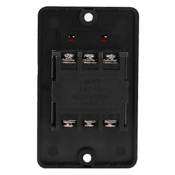 Tryckknappsbrytare Maskinbrytare Knapp, Ac 220v/380v 10a, Inkluderar På/Av-knapp Vattentät och Dammtät