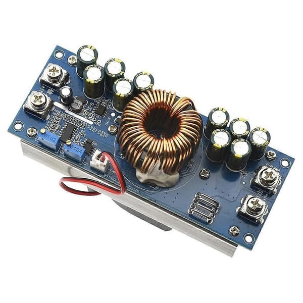 Justerbar Step-Down Strømforsyningsmodul 15V-90V til 2.5V-72V Høyeffekts Konstantstrøm Strømmodul 1200W Blue 1200W
