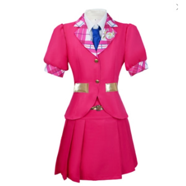 Barbie cosplay kostym live-action film ken Barbie Barbie verkliga cosplay kostym red school uniform XL