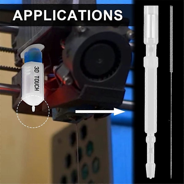 10 stk. BL Touch Probe Pin Erstatning, Smarte Automatiske Sensorprobe-tupper for Sengnivellering, 3D-skriverdyse