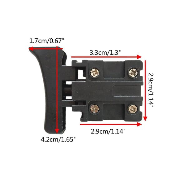 Trigger Switch Elektrisk Hammer Værktøj Hastighedsstyring Switch Lås / Lås Op