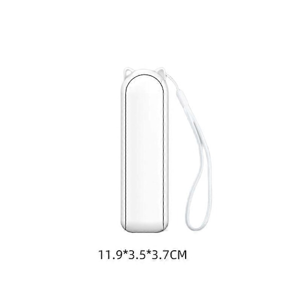 Vikbar Mini Fläkt i Kattdesign, 1 Styck, ABS + Plastmaterial, 3.5 x 3.7 x 11.9 cm