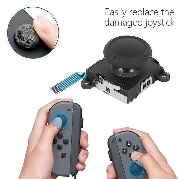 Hjemmekonsoll Tilbehør 2 stk 3D Analog Joystick For Nintendo Switch