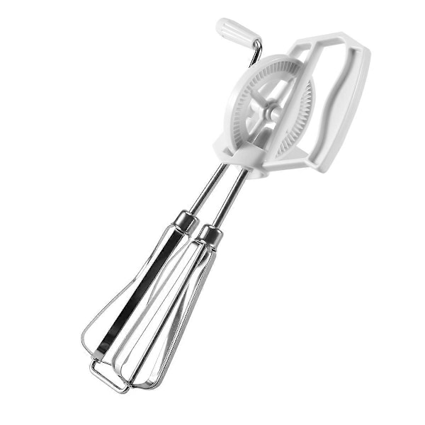 Roterande Manuell Handvisp Äggvispare Mixer Blender Rostfritt Stål Köksredskap