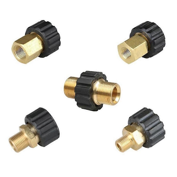 Lynkoblingsadapter M22 X 1,5 mm Han til 3/8'' Han Højtryksrenser Konnektor