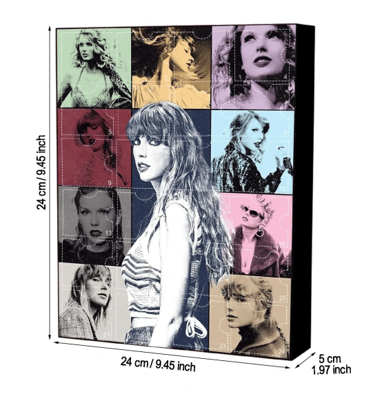 Taylor Swift Adventskalender 2024 Juler & Bursdag Nedtelling