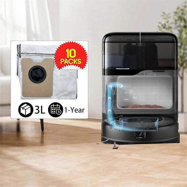 10 kpl pölypusseja C20 Omni robotti-imurin varaosiin