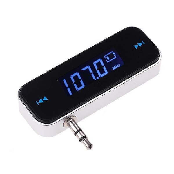 LCD 3,5 mm musiikkiäänen FM-lähetin Mini langaton autolähetin auto mp3-lähetin iPhonelle Samsungille iPadille