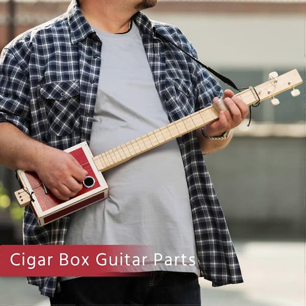 Gitardeler: 3-strengs Hard-tail Justerbar Bro