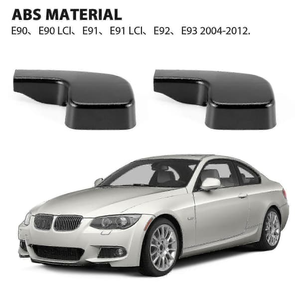 2x Vindusviskerarmdeksler for 3 E90 E91 E92 61617138990