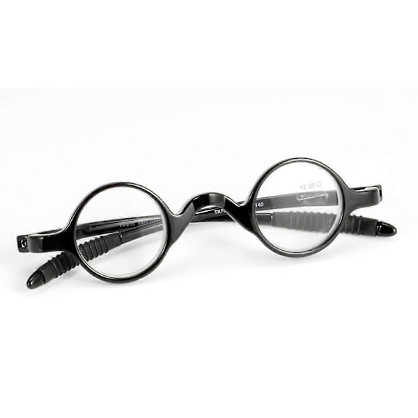 TR90 Ultralätta Läsglasögon Män Kvinnor Runda Ålderssynta Glasögon Hyperopi Glasögon Läsare