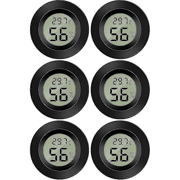 Nya Modeller Mini Digital LCD Termometer Hygrometer Temperatur Luftfuktighet Portabel Termometer Thermo Hygrometer Indikator MSM