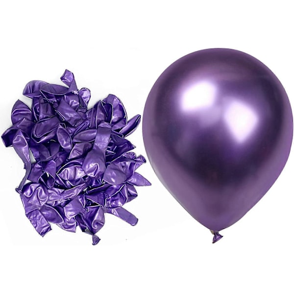 10 tommer Vintage Lilla Latex Balloner Lilla Fest Balloner 100 stk Fødselsdags Helium Balloner til Festartikler