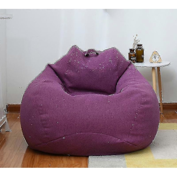 Ekstra Store Sækkestole Sofa Betræk Indendørs Lazy Lounger Til Voksne Børn (Intet fyldmateriale)